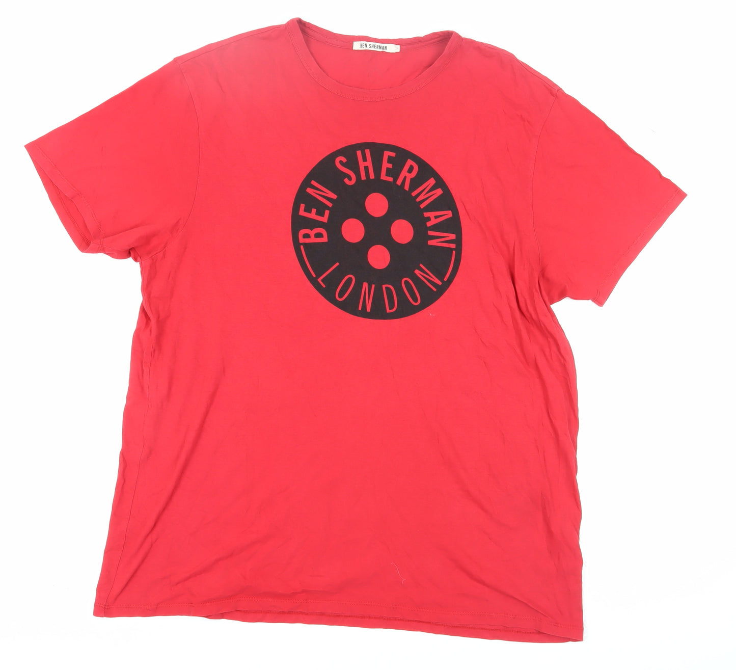 Ben Sherman Men's Red 2XL Graphic Tee