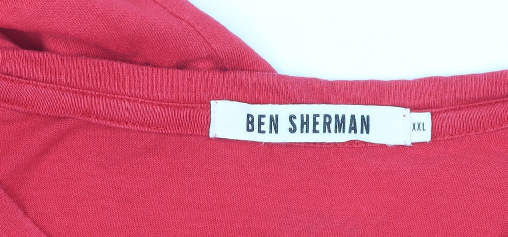 Ben Sherman Men's Red 2XL Graphic Tee