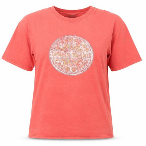 The Beatles Red Unisex T-Shirt, Size M, Music Theme