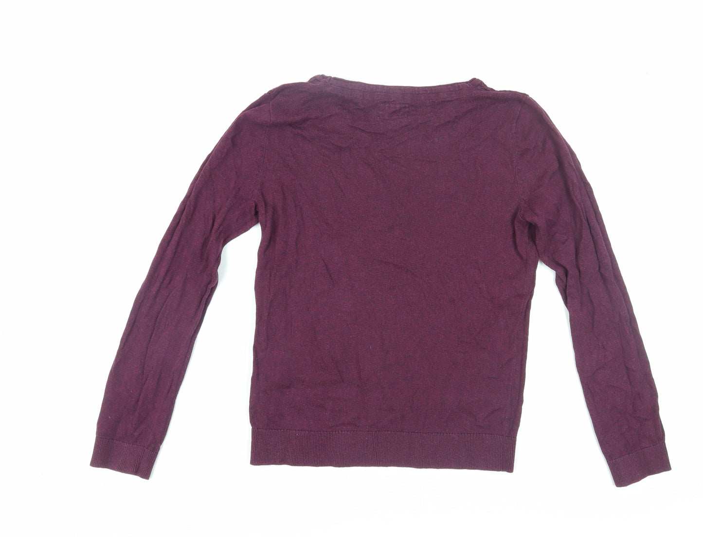 Blue Harbour Women's Purple Knit Jumper Size 12