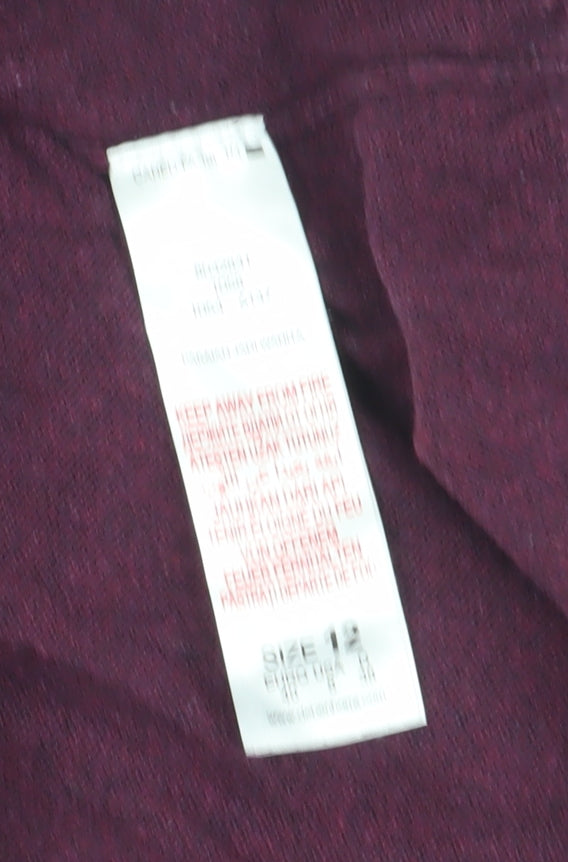 Blue Harbour Women's Purple Knit Jumper Size 12