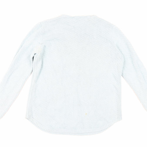 M&Co Women's Light Blue Pullover Jumper Size 16