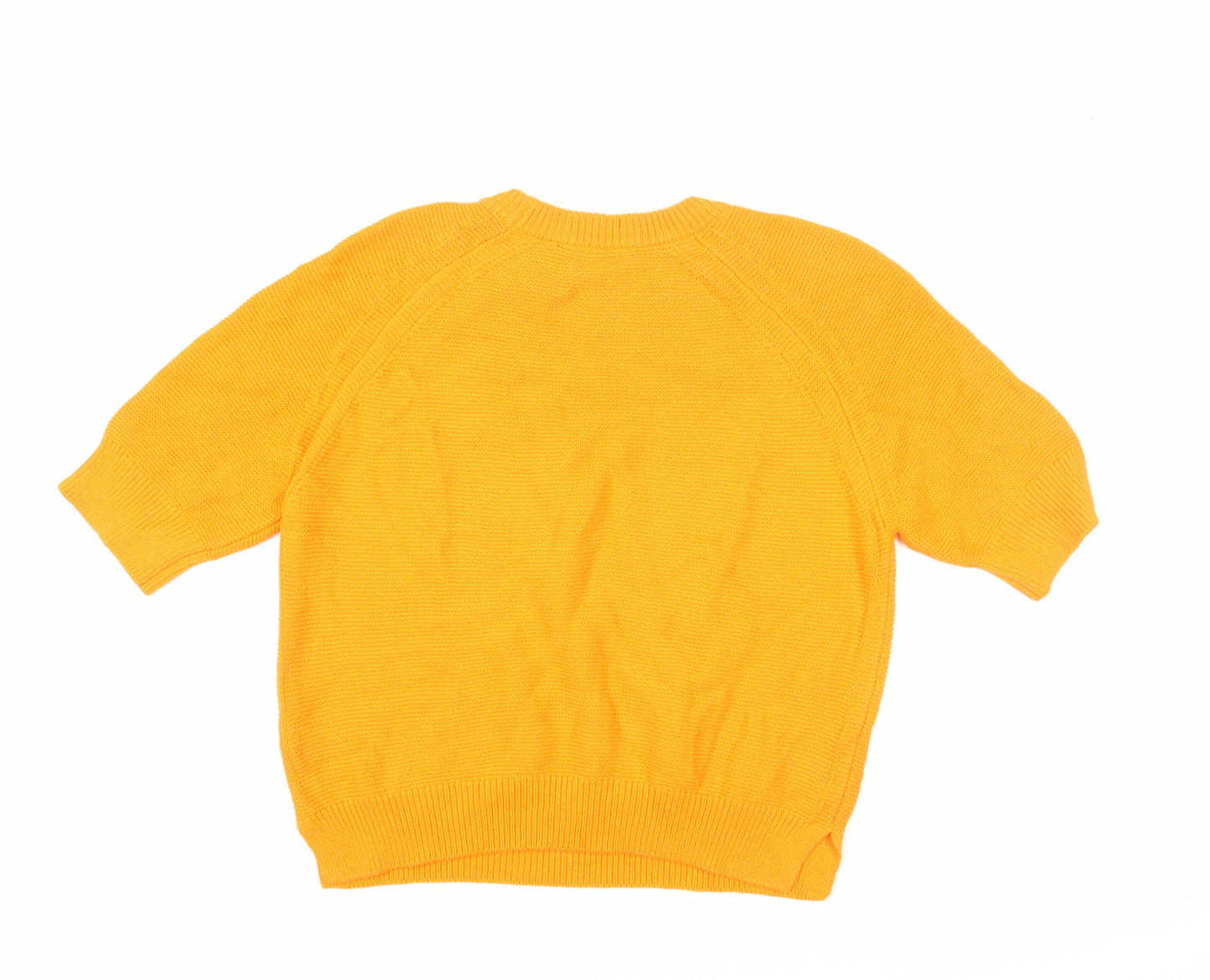 French Connection Women's Orange Crew Neck Jumper, Size S