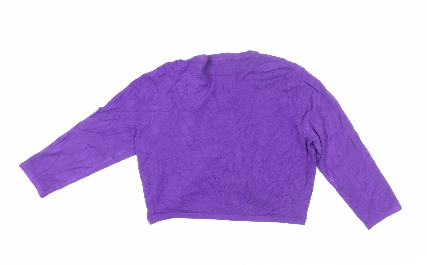 Precis Petite Women’s Purple Knit Cape in M