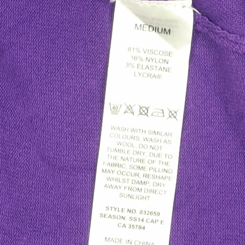 Precis Petite Women’s Purple Knit Cape in M
