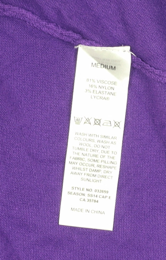 Precis Petite Women’s Purple Knit Cape in M