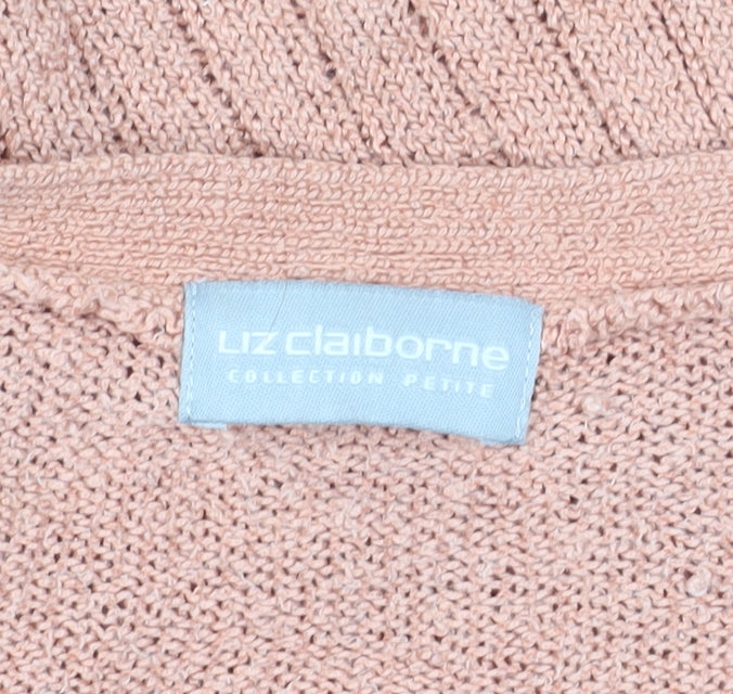 Liz Claiborne Women's Pink Silk Cardigan, M - Spring Style