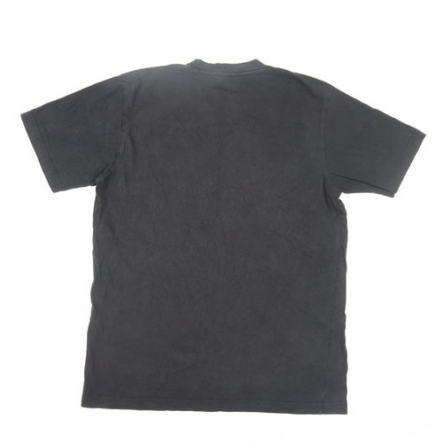 Blue Steel Men's Black Graphic T-Shirt, Size L