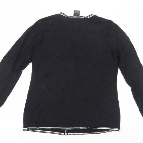 Madeleine Women's Black Cardigan M V-Neck