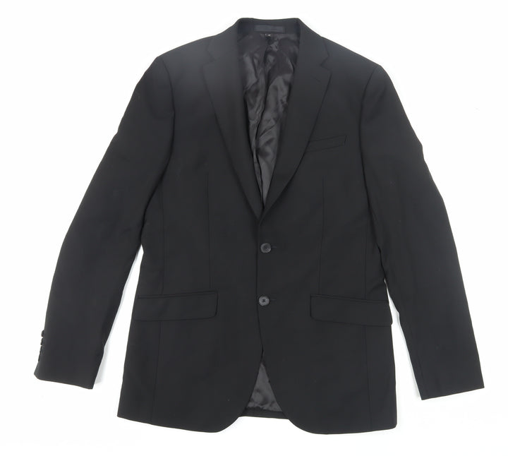 Marks and Spencer Men’s Black 38 Long Suit Jacket