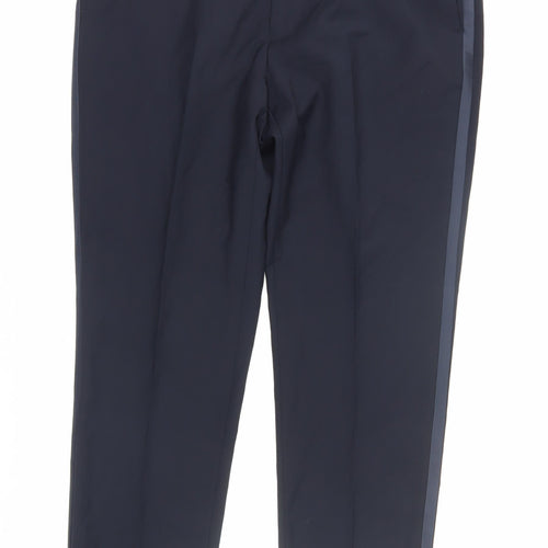 Marks and Spencer Men's Wool Trousers Black L 40