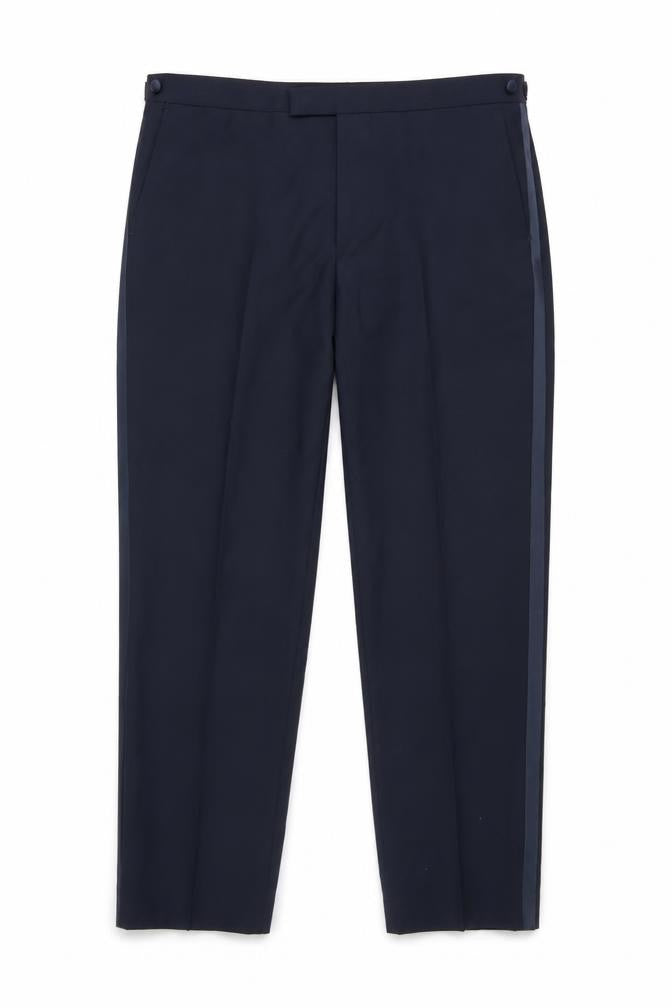Front view of Marks & Spencer Men's Wool Trousers Black L 40