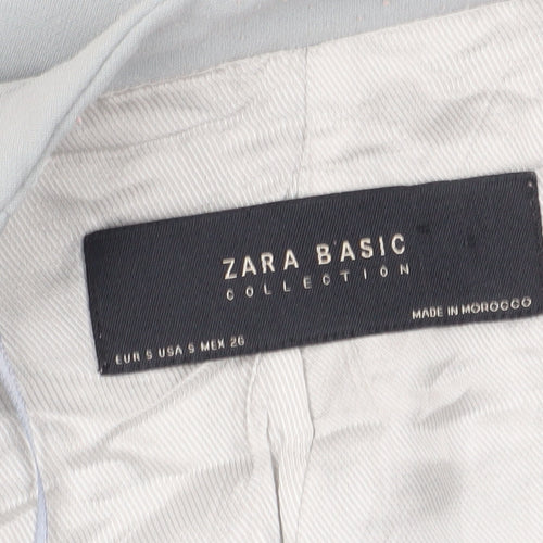 Zara Women's Blue Blazer, Size 8 - Casual Style