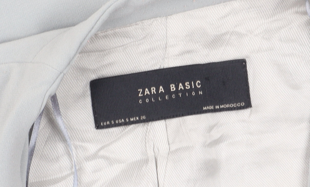 Zara Women's Blue Blazer, Size 8 - Casual Style