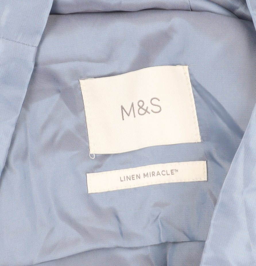 Marks and Spencer Men's Blue Waistcoat - Chest 44R