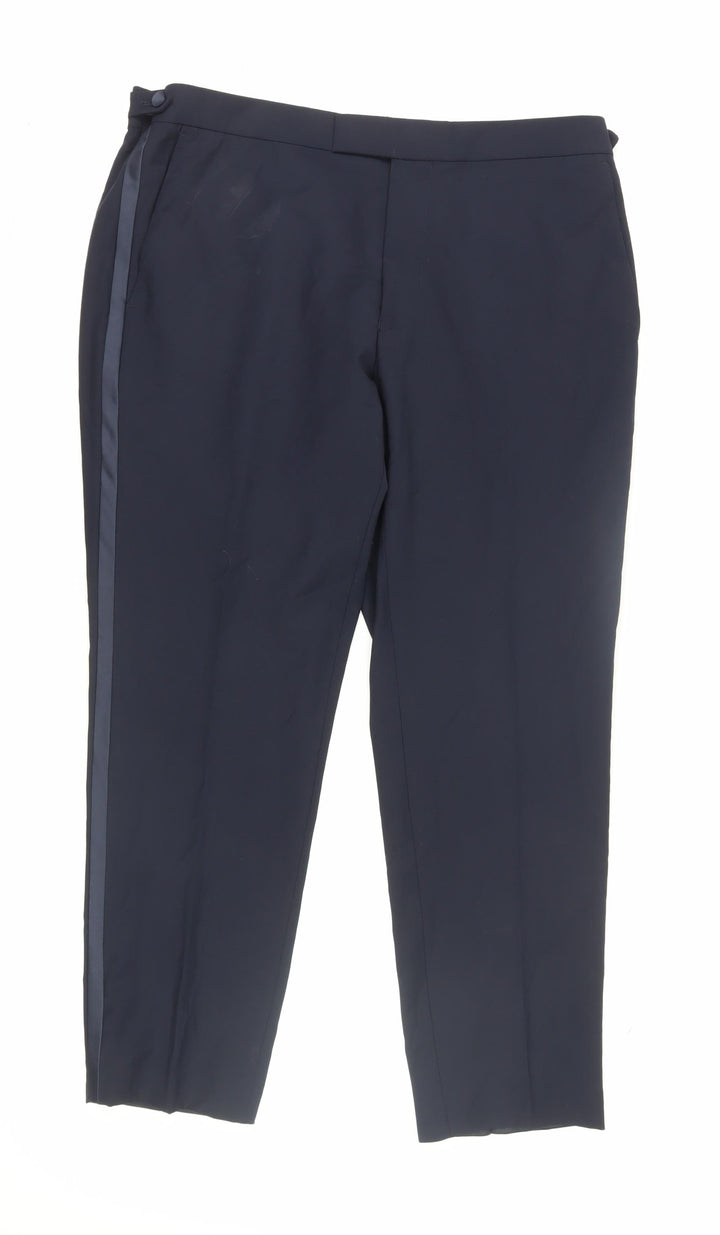 Autograph Men's Black Wool Dress Pants Size M