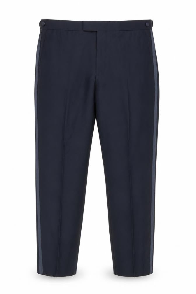 Front view of Autograph Men's Black Wool Dress Pants, size 40