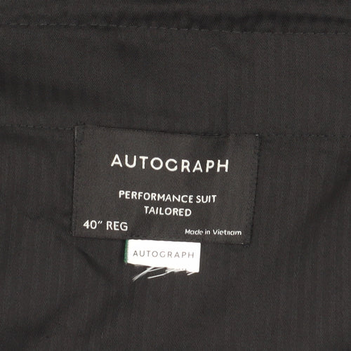 Autograph Men's Black Wool Dress Pants Size 40