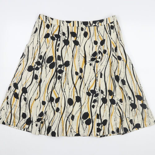 Coast A-Line Floral Skirt, Women's Size 14 Multicoloured