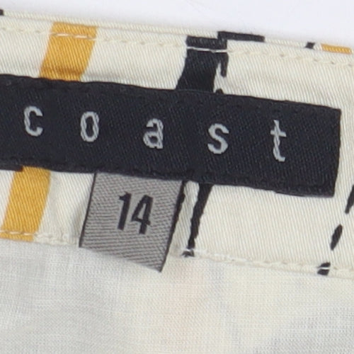 Coast A-Line Floral Skirt, Women's Size 14 Multicoloured