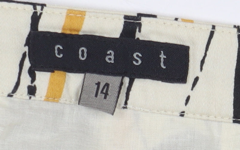 Coast A-Line Floral Skirt, Women's Size 14 Multicoloured