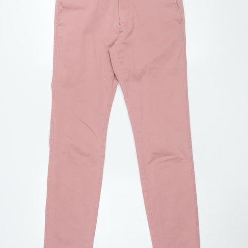 Uniqlo Pink Chino Trousers, Unisex, Size 32