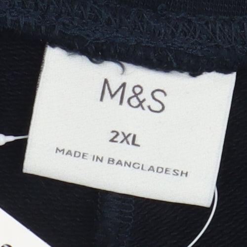 Marks and Spencer Women's Black 2XL Drawstring Shorts