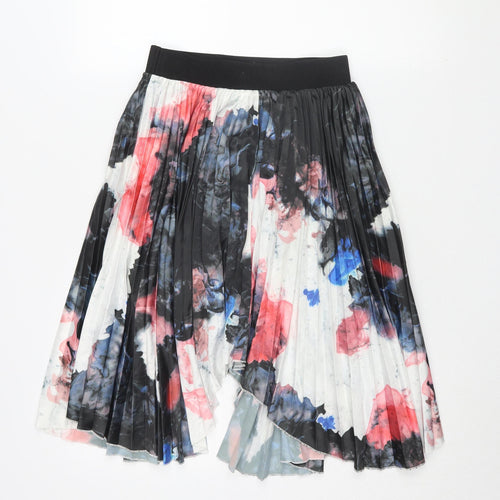 BYSI Women's Multicoloured Floral Pleated Skirt XS