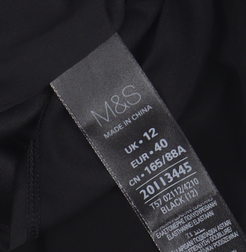 Marks and Spencer Women's Black Pencil Skirt Size 12