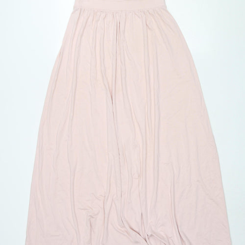Uniqlo Women's Pink Long Peasant Skirt, Size S