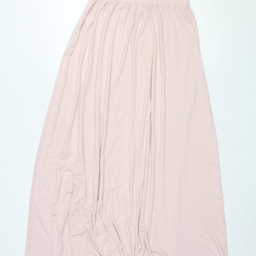 Uniqlo Women's Pink Long Peasant Skirt, Size S