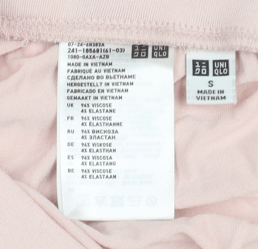 Uniqlo Women's Pink Long Peasant Skirt, Size S