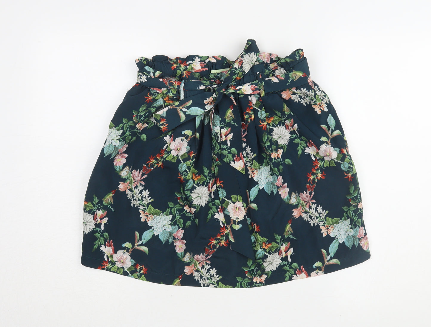 Oasis Women's Multicoloured Floral A-Line Skirt, Size 12