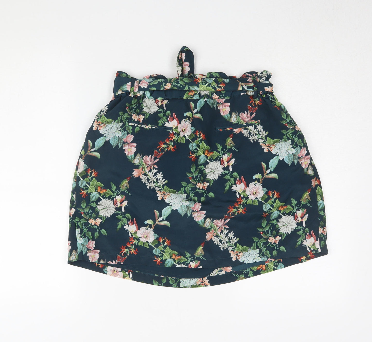 Oasis Women's Multicoloured Floral A-Line Skirt, Size 12