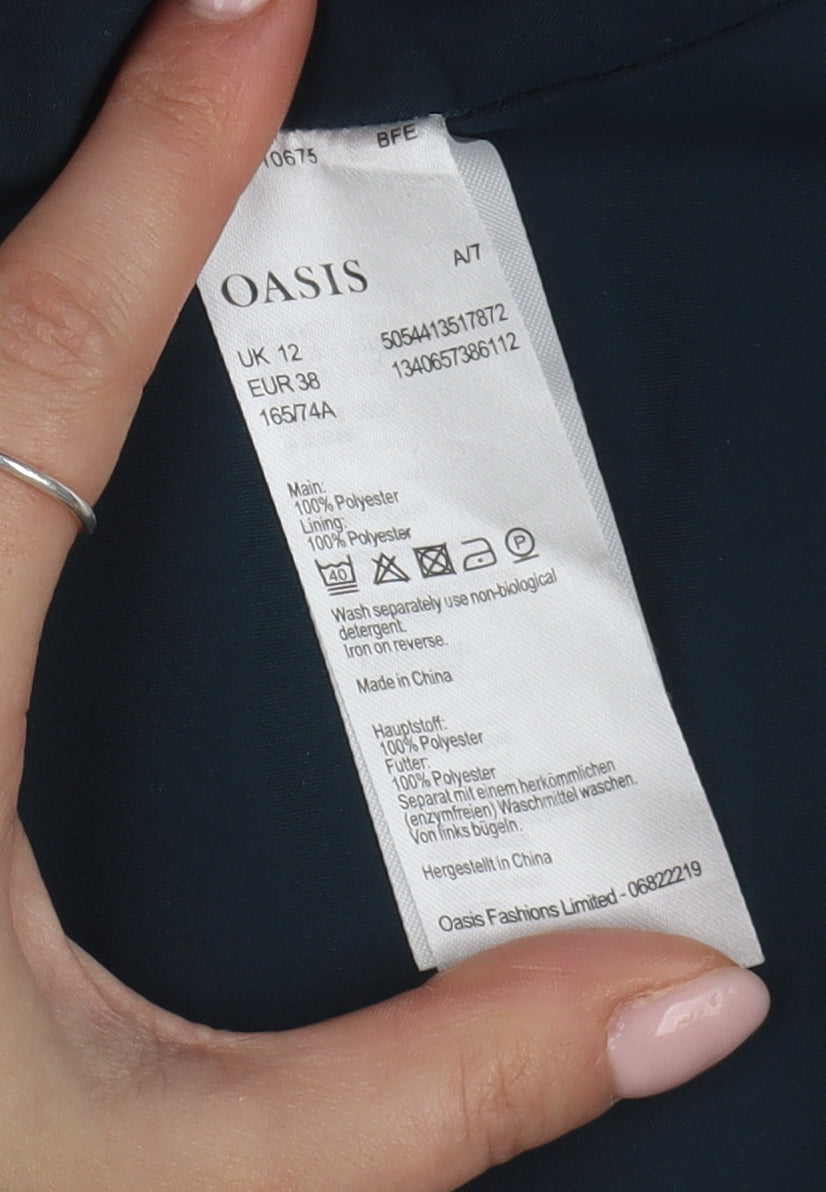 Oasis Women's Multicoloured Floral A-Line Skirt, Size 12