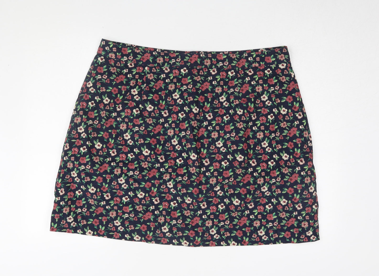 Joanie Women's Multicoloured Floral Skirt, Size 20