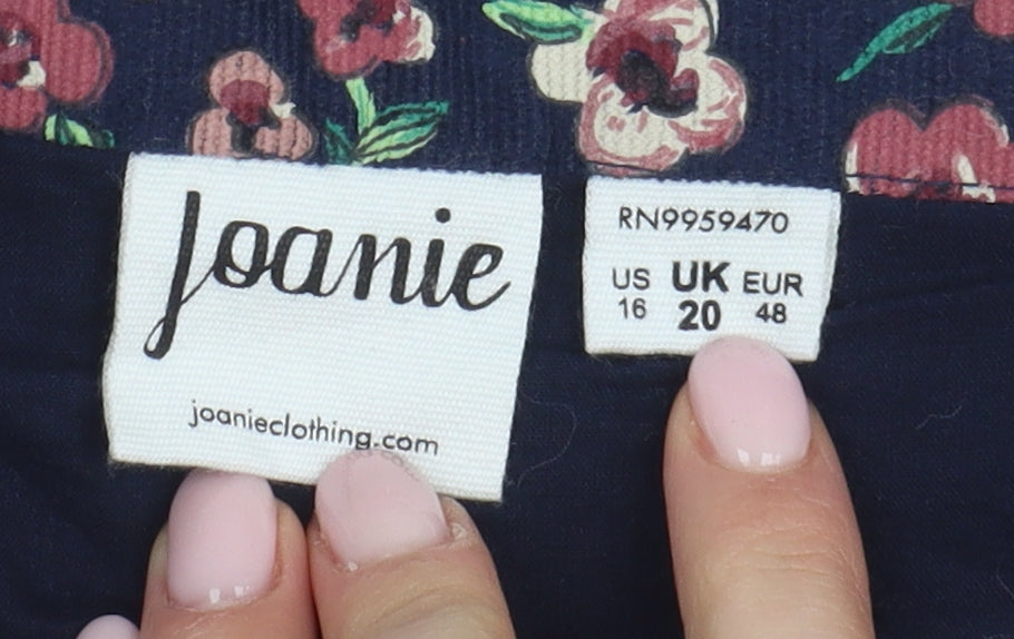 Joanie Women's Multicoloured Floral Skirt, Size 20