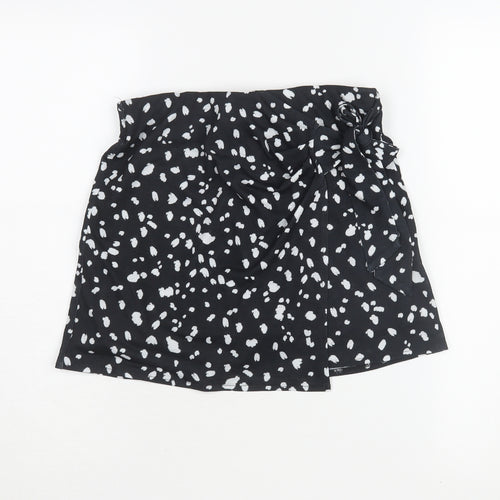 ASOS DESIGN Women's Black Wrap Skirt Size 8