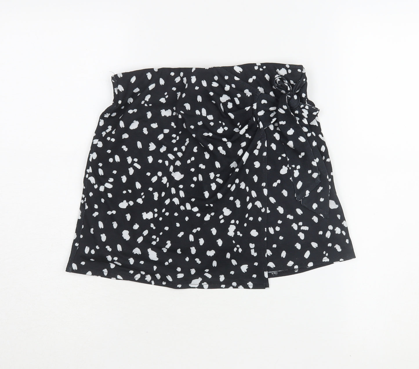 ASOS DESIGN Women's Black Wrap Skirt Size 8