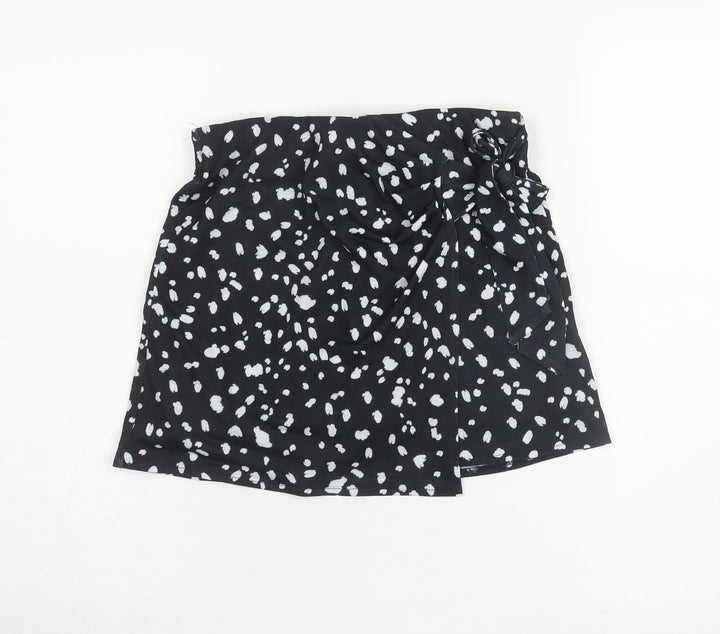 ASOS DESIGN Women's Black Wrap Skirt Size 8
