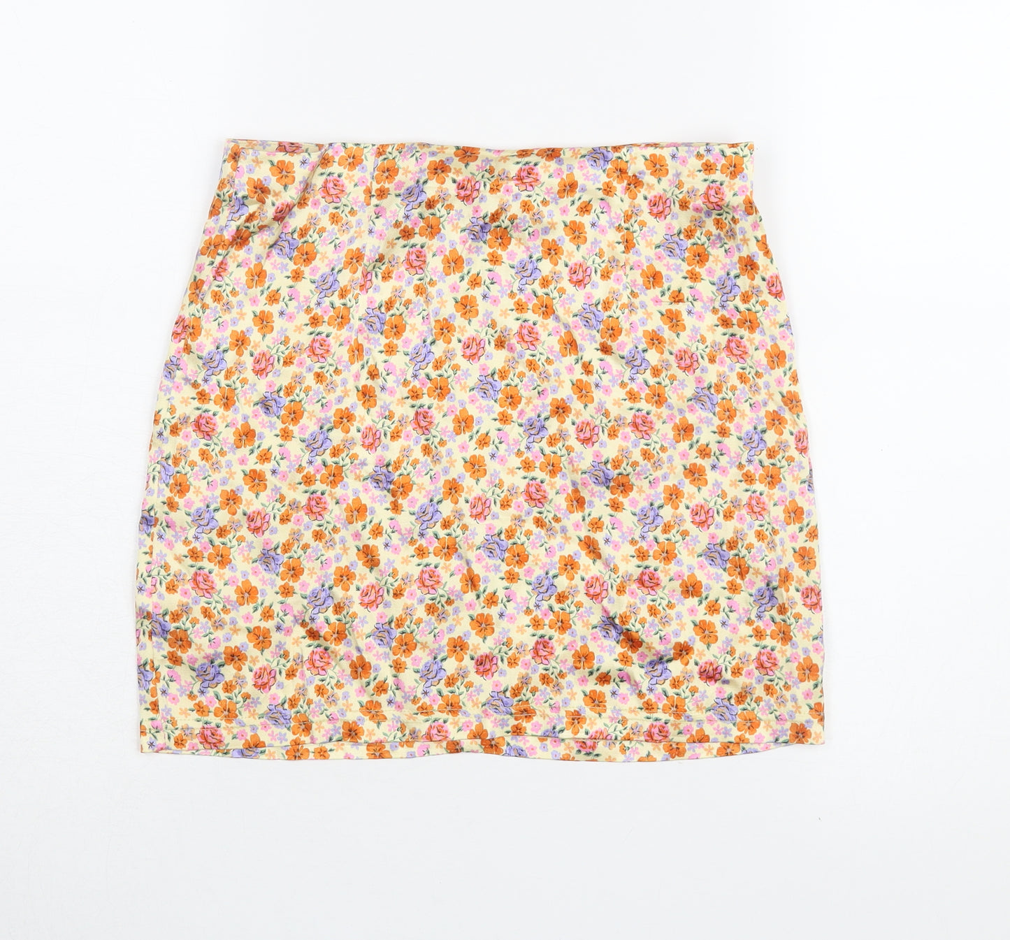 Topshop Women's Multicoloured Floral Mini Skirt, Size 8