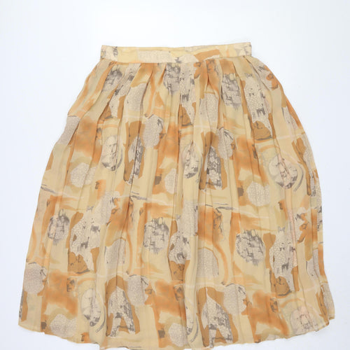 Profiles Women's Multicoloured Pleated Skirt Size 18
