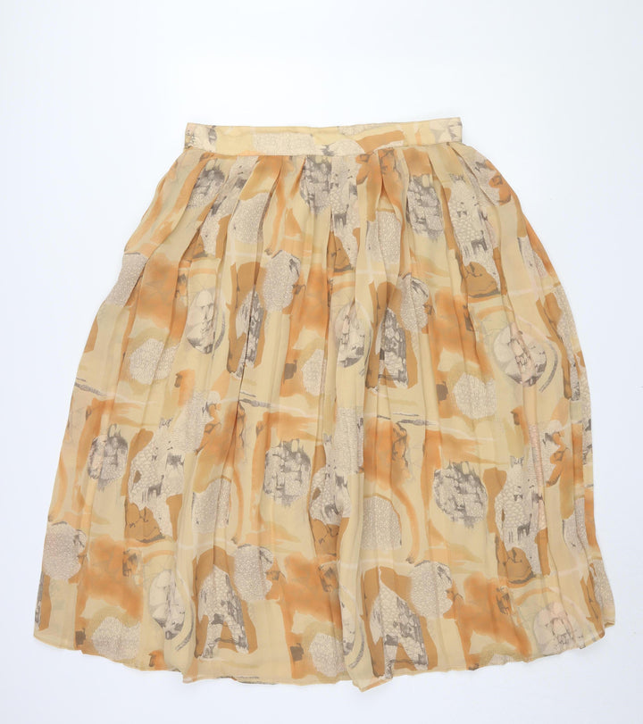 Profiles Women's Multicoloured Pleated Skirt Size 18