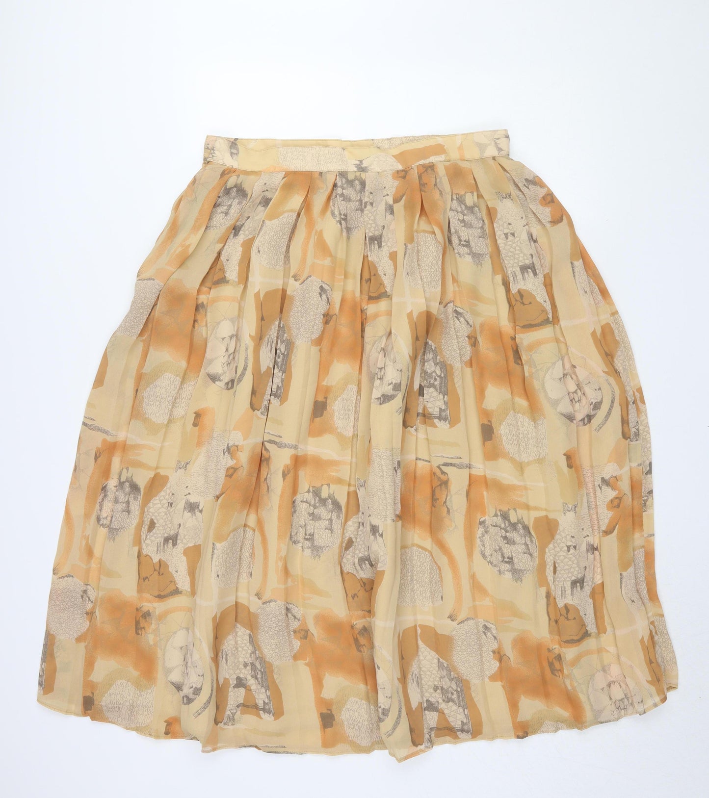 Profiles Women's Multicoloured Pleated Skirt Size 18