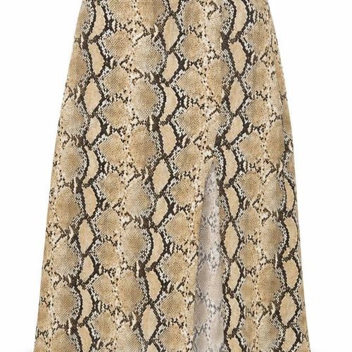 H&M Women's Brown Knee Length A-Line Skirt Size 12