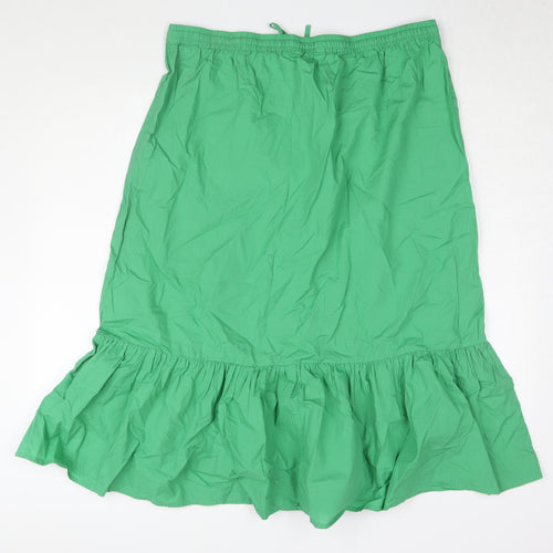 Marks and Spencer Women's Green Trumpet Skirt Size 18