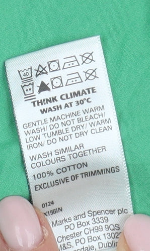 Marks and Spencer Women's Green Trumpet Skirt Size 18