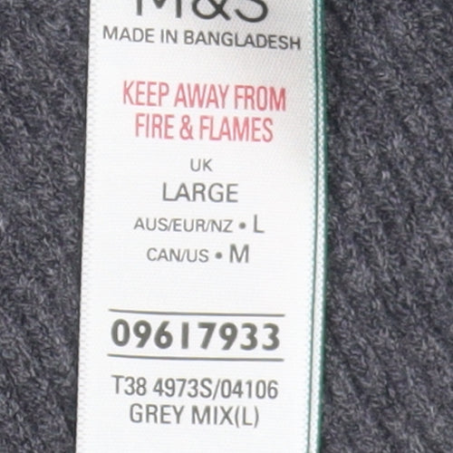 Marks and Spencer Women's Grey L Striped Pencil Skirt