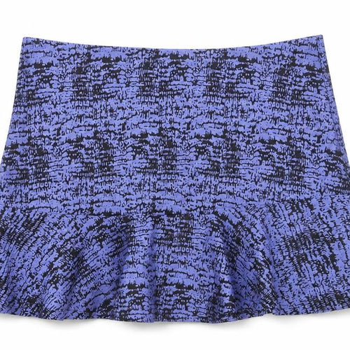 Neon Rose Women's Blue Black Trumpet Skirt, Size 14