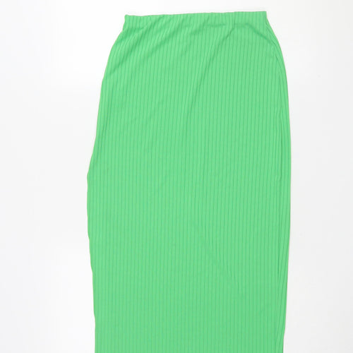 AsYou Women's Green Midi Pencil Skirt, Size 10